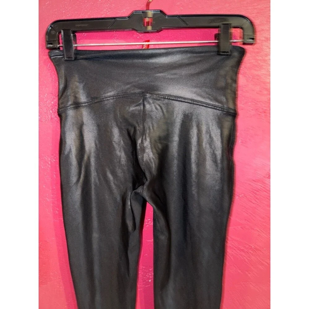 Spanx faux leather legging. Sz M. Punk, rock and roll, moto, Bikercore, goth
